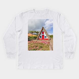 Madeira Traditional House Kids Long Sleeve T-Shirt